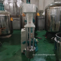 Hydraulic lifting basket mill for paints